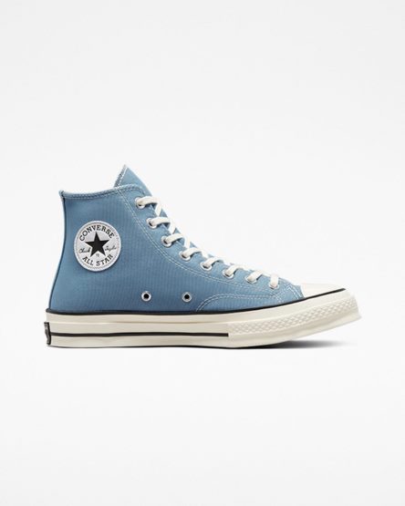 Tenisi Inalti Barbati Converse Chuck 70 Panza Indigo Negrii | RO YTFA0094